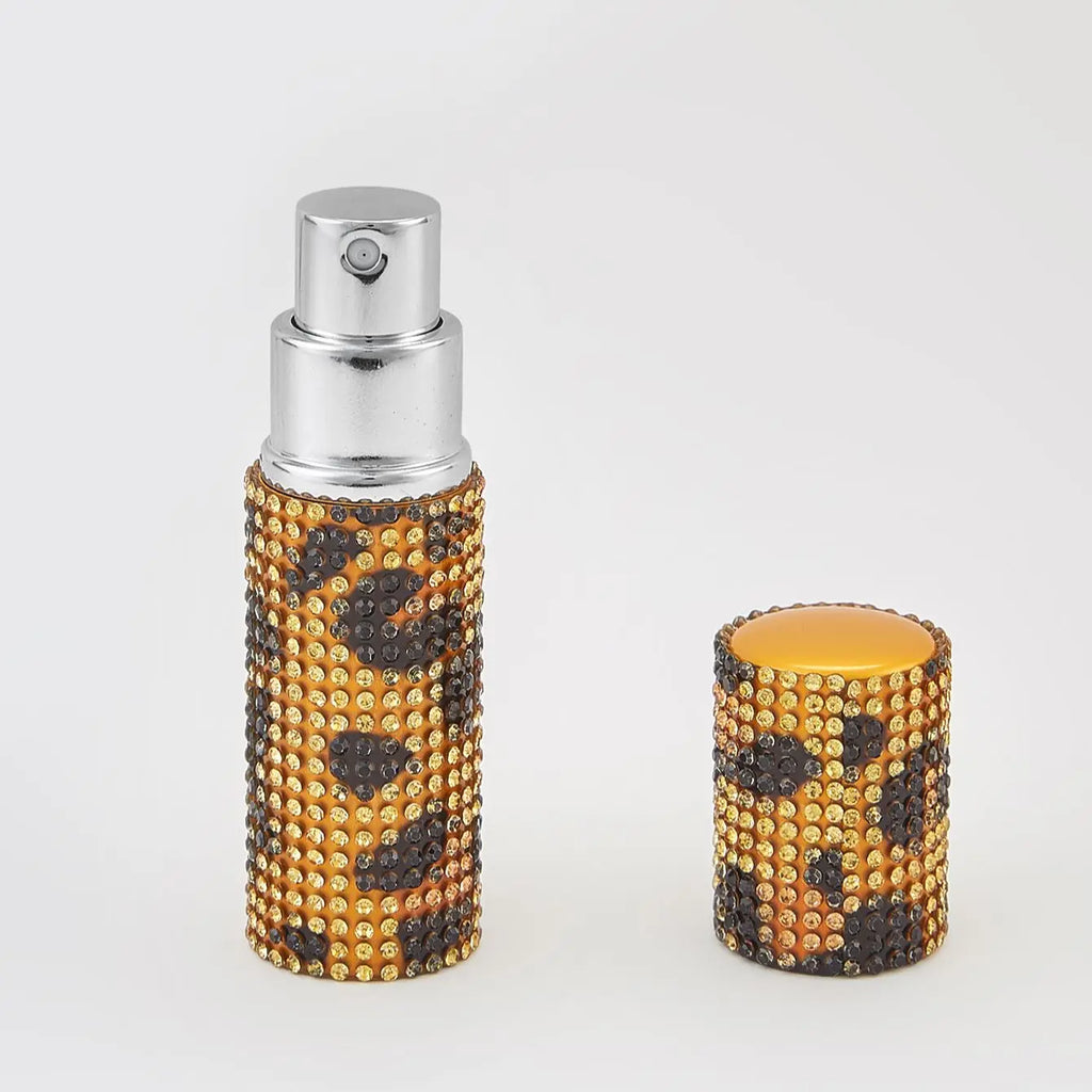 Empty Portable Spray Bottle Mini Bling Crystal Refillable Perfume Atomizer Bottle Scent Pump Case Travel Perfume Atomizer