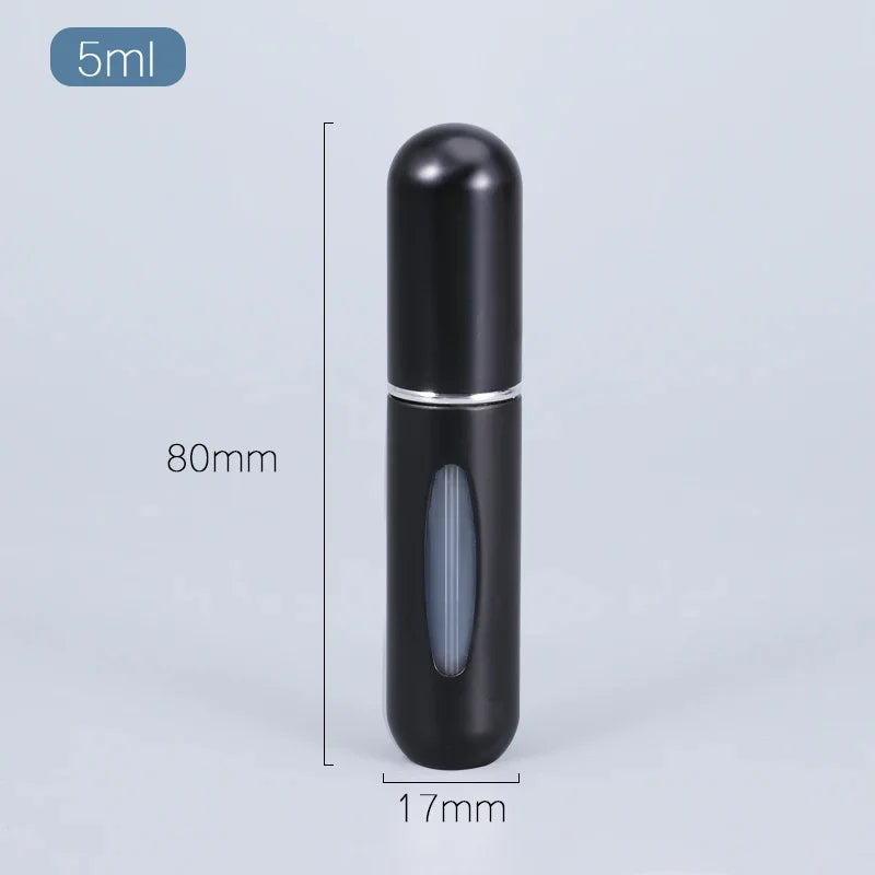 5/8Ml Refillable Perfume Spray Atomizer Aluminum Perfume Spray Scent Pump Perfume Atomizer Refillable Mini Bottle for Travel