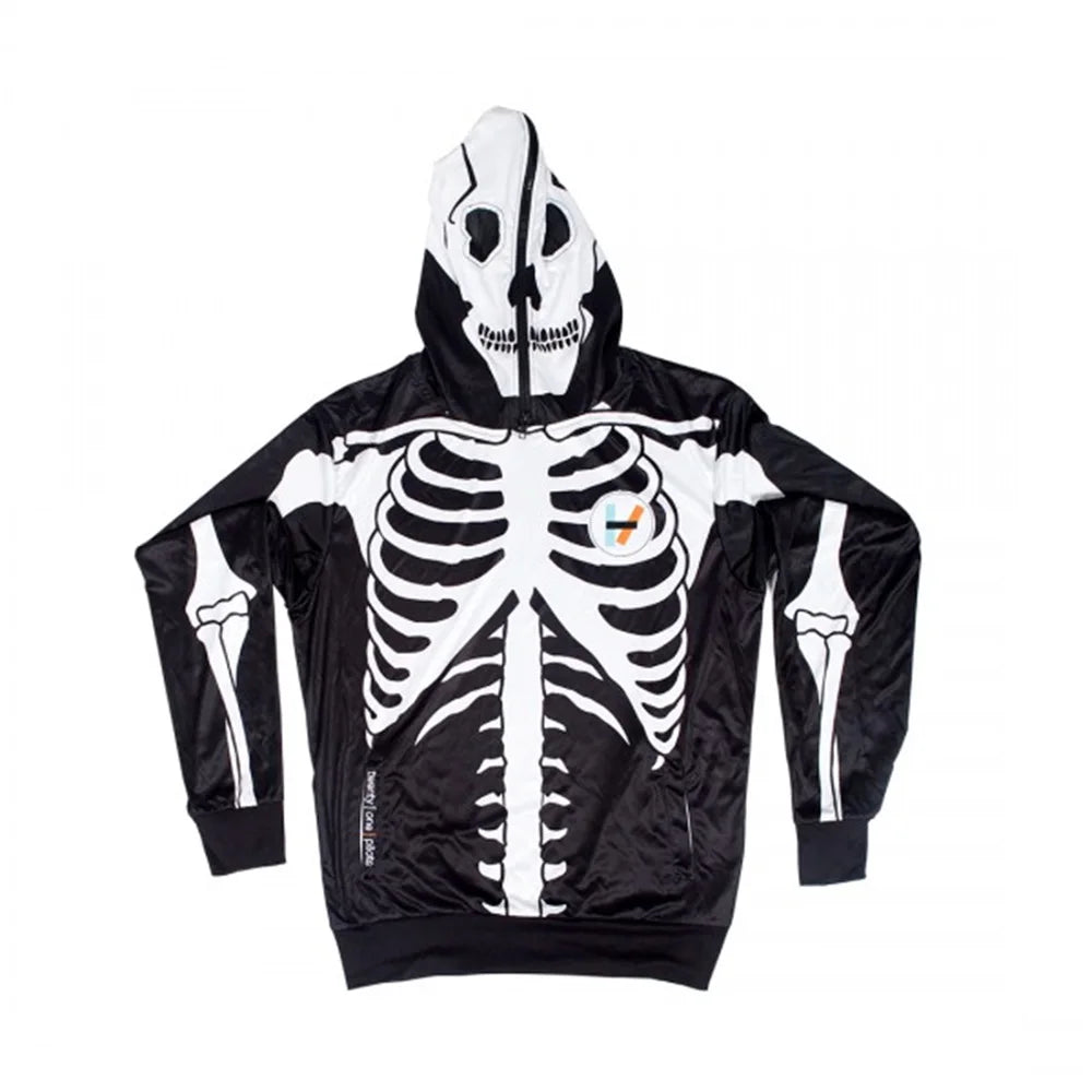 3D Skeleton Print Hoodie