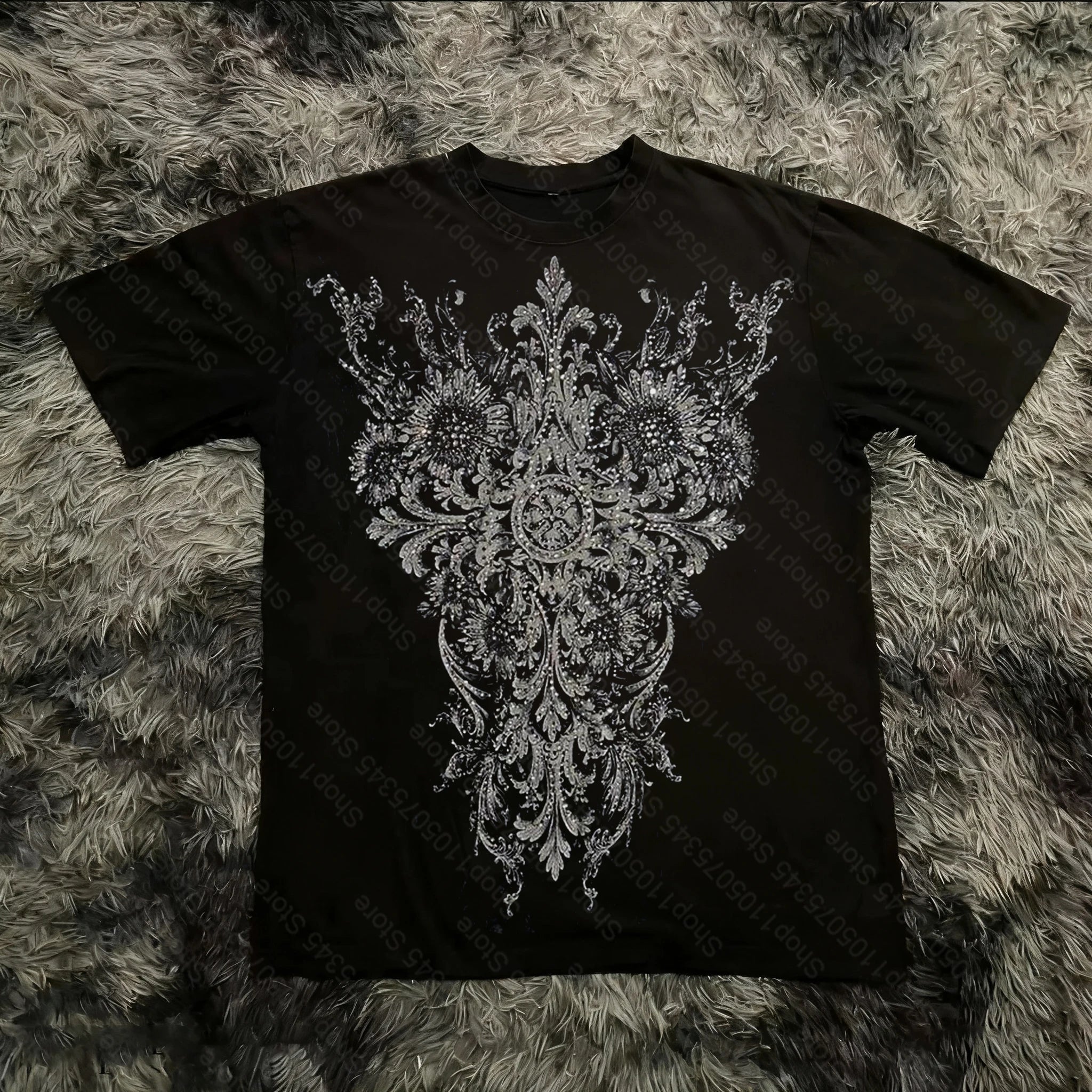 Retro Gothic Oversized Tee