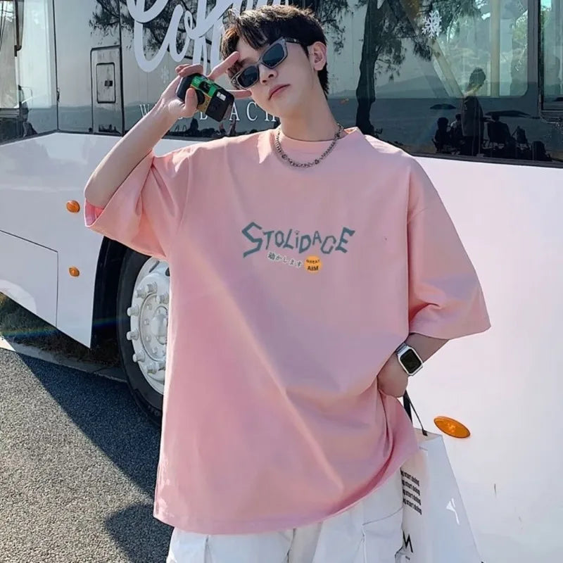Oversized Rabbit Print Graphic Tee