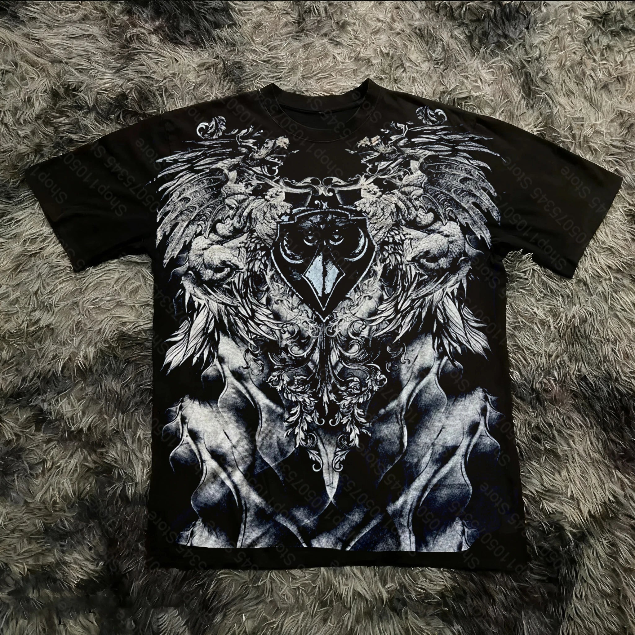 Retro Gothic Oversized Tee