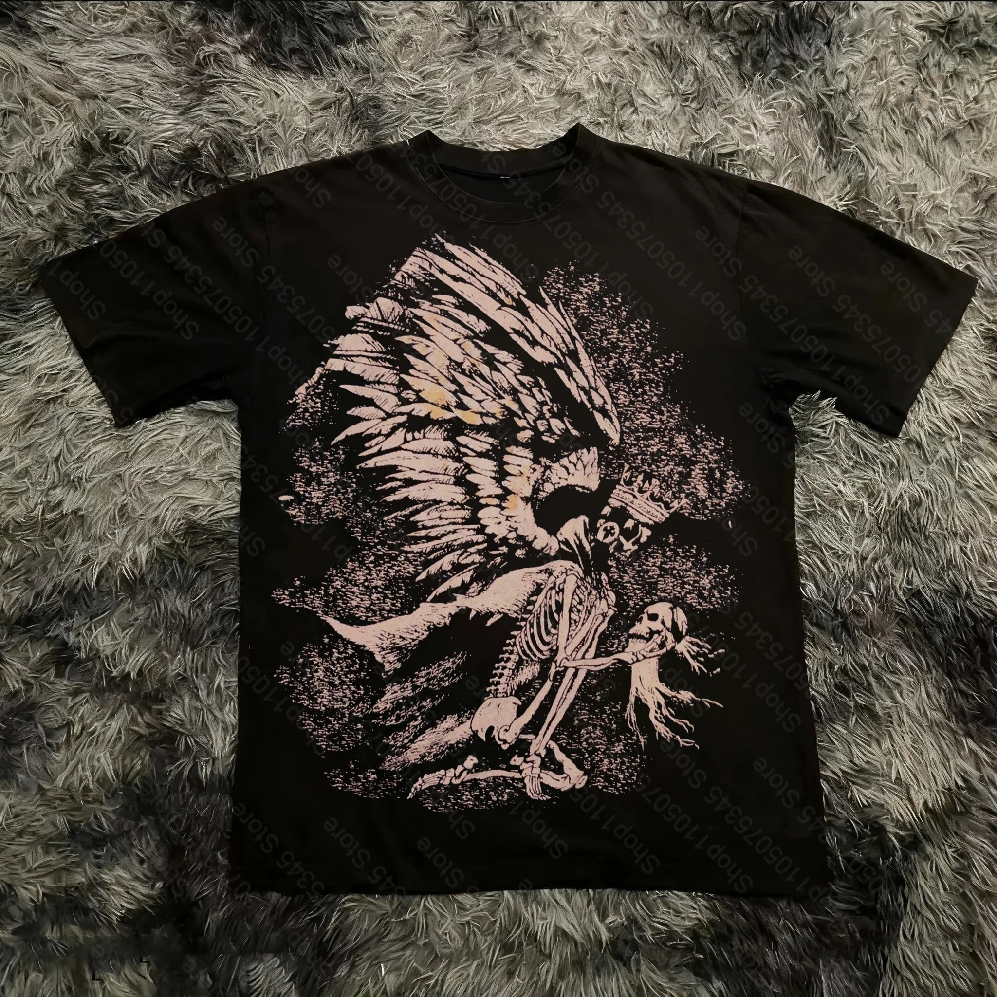 Retro Gothic Oversized Tee
