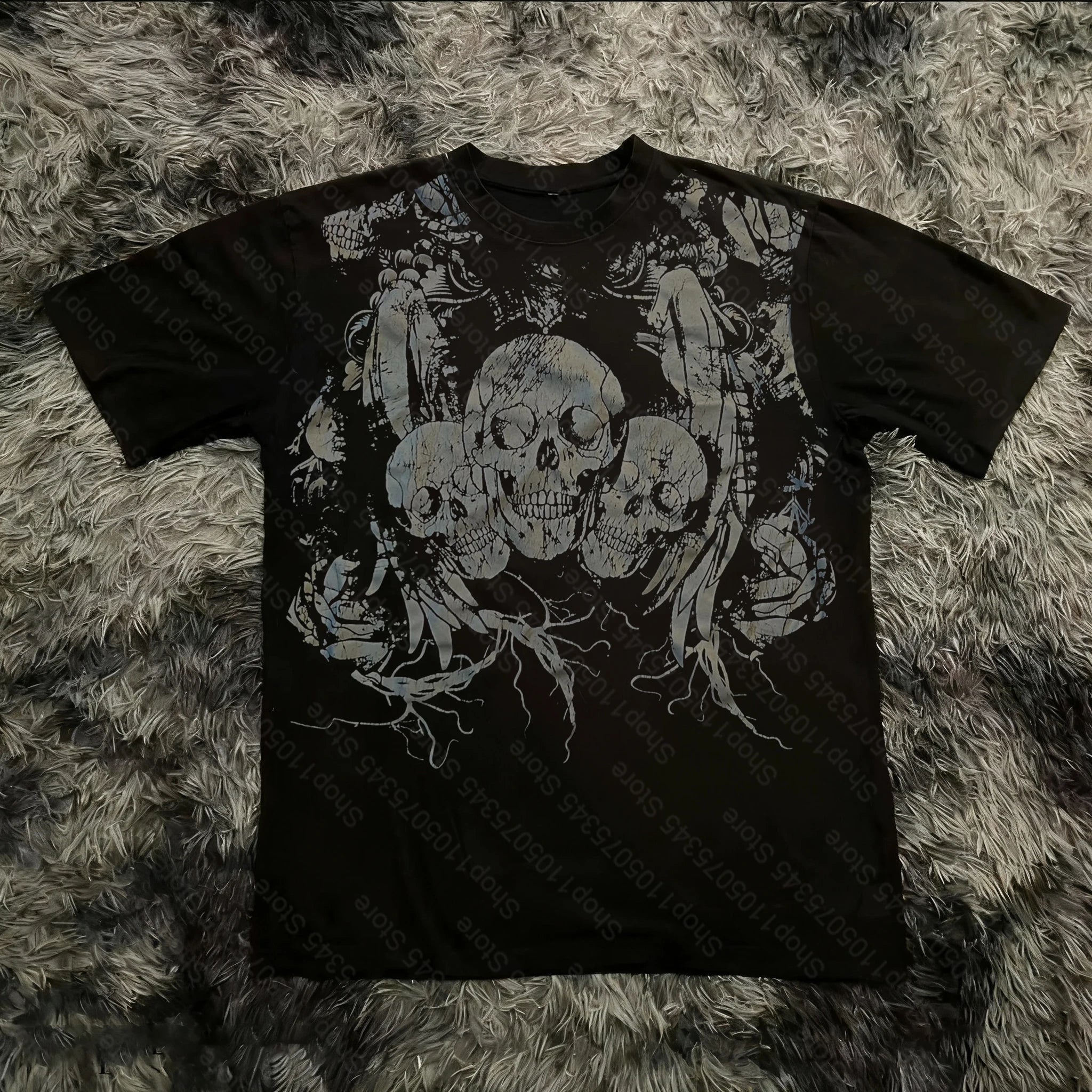 Retro Gothic Oversized Tee