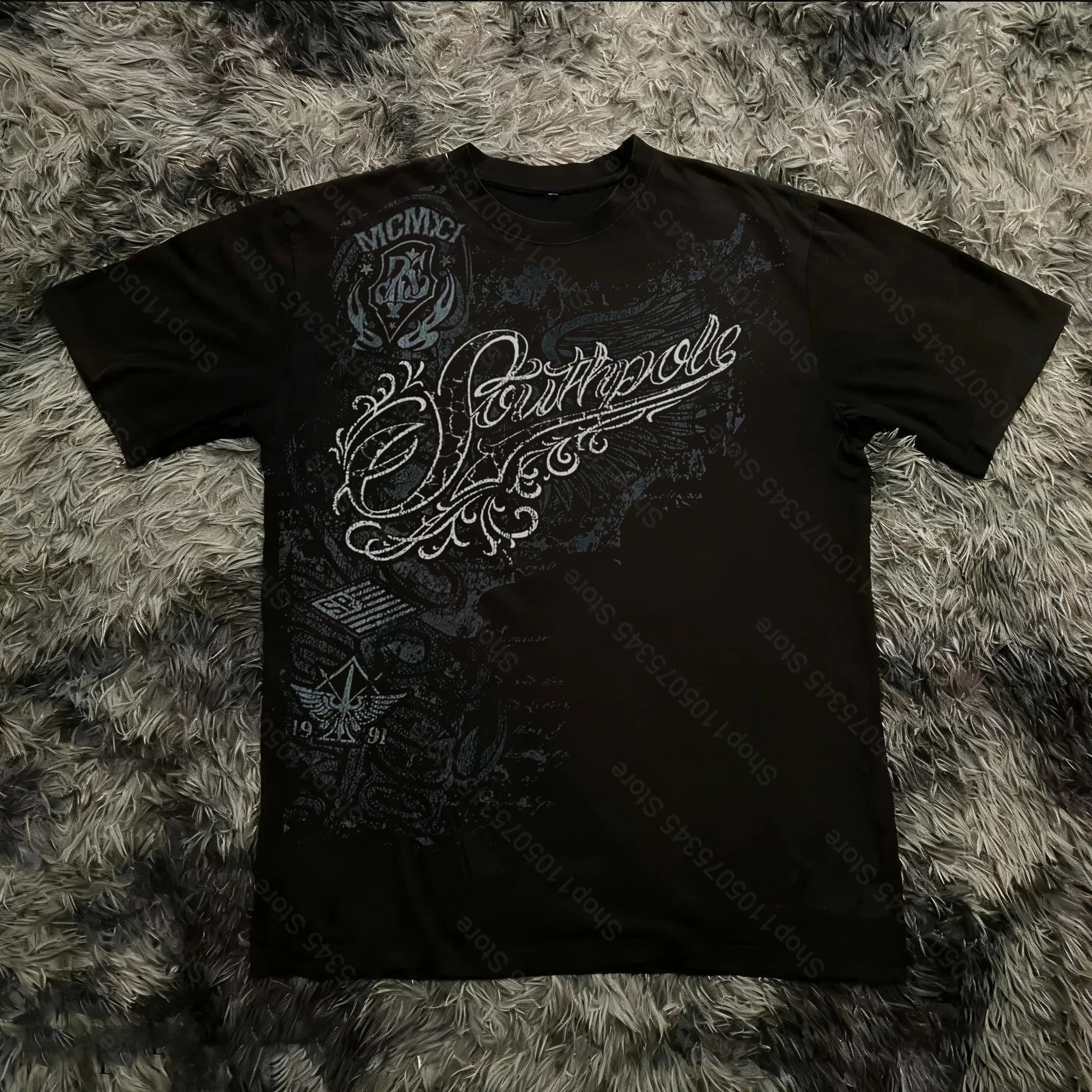 Retro Gothic Oversized Tee