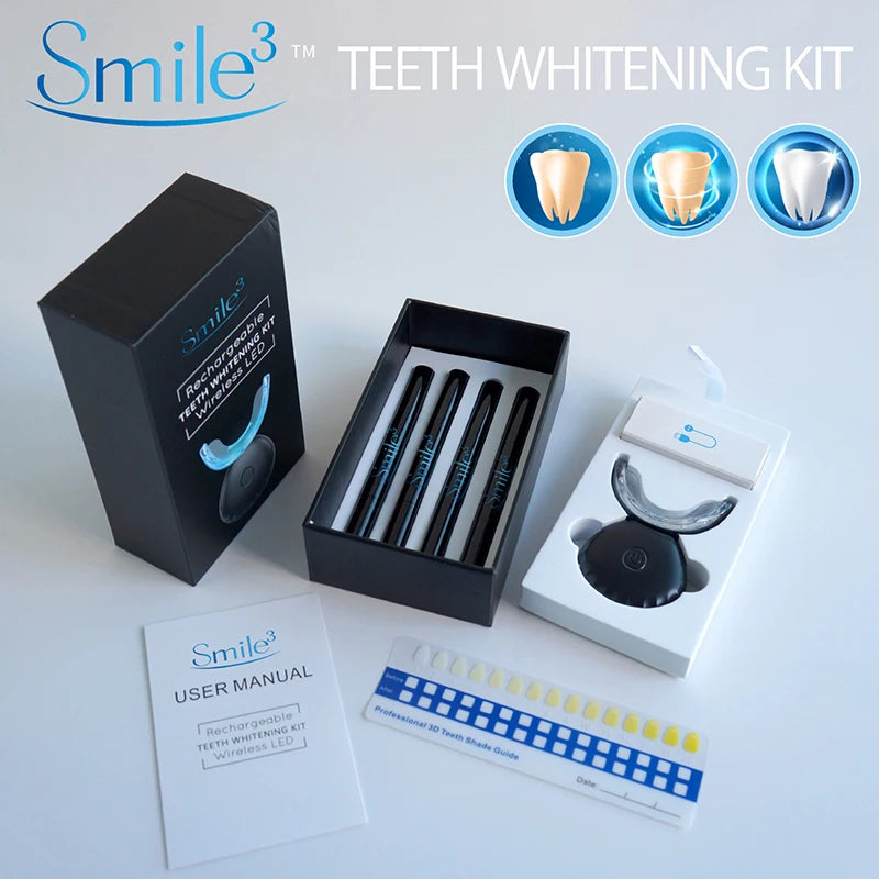 LED Teeth Whitening Kit with Whitening Pen