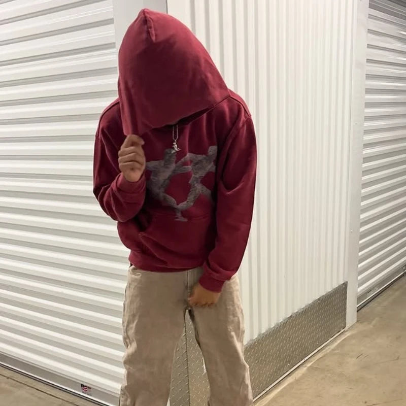 Y2K Running Figure Hoodie
