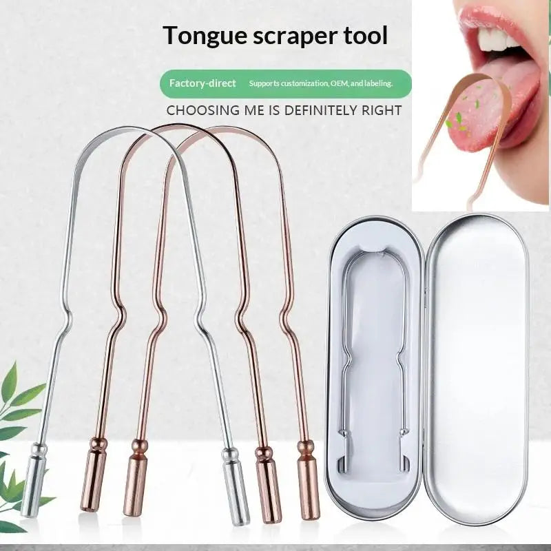 Tongue Scraper with Travel Case