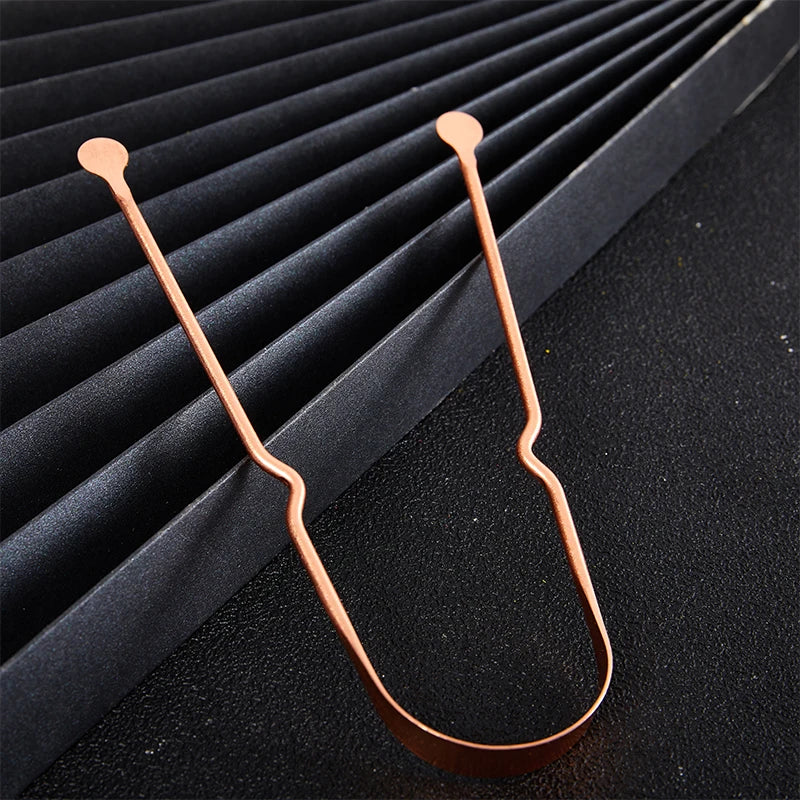 Pure Copper Tongue Scraper