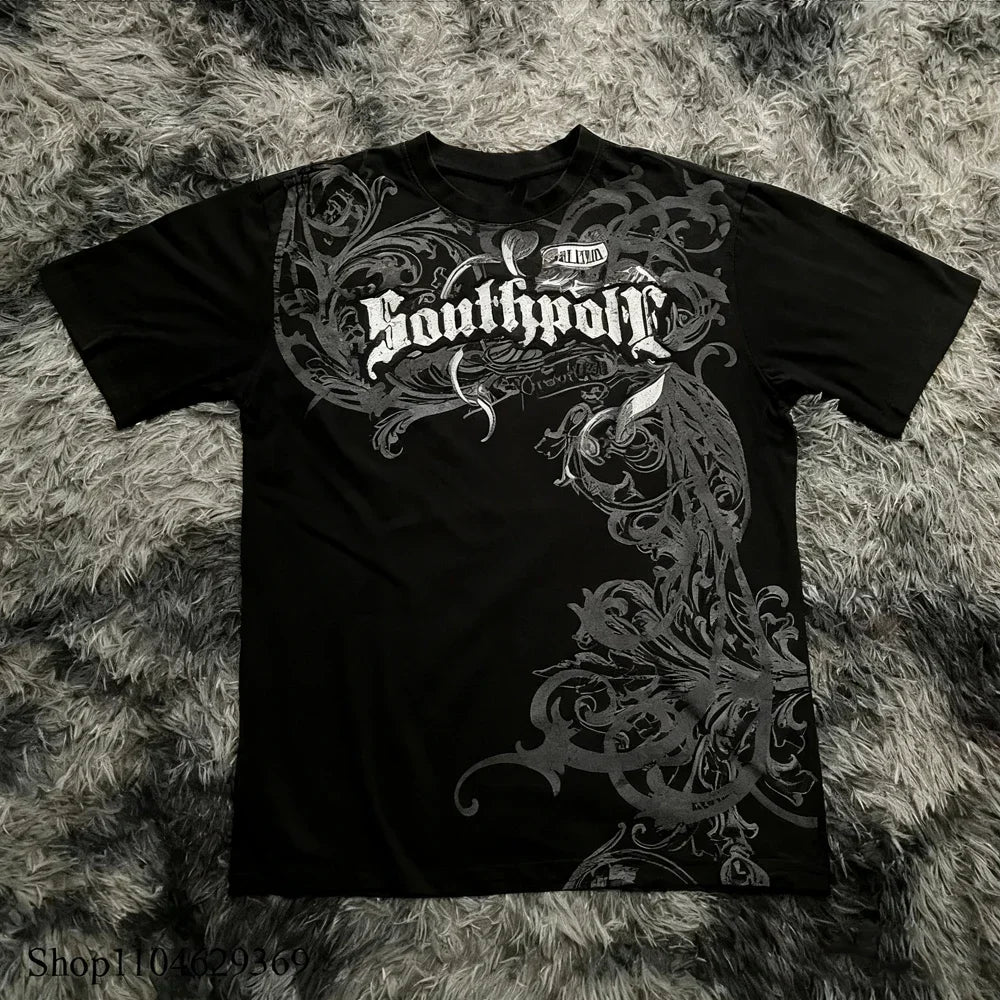 Retro Gothic Oversized Tee