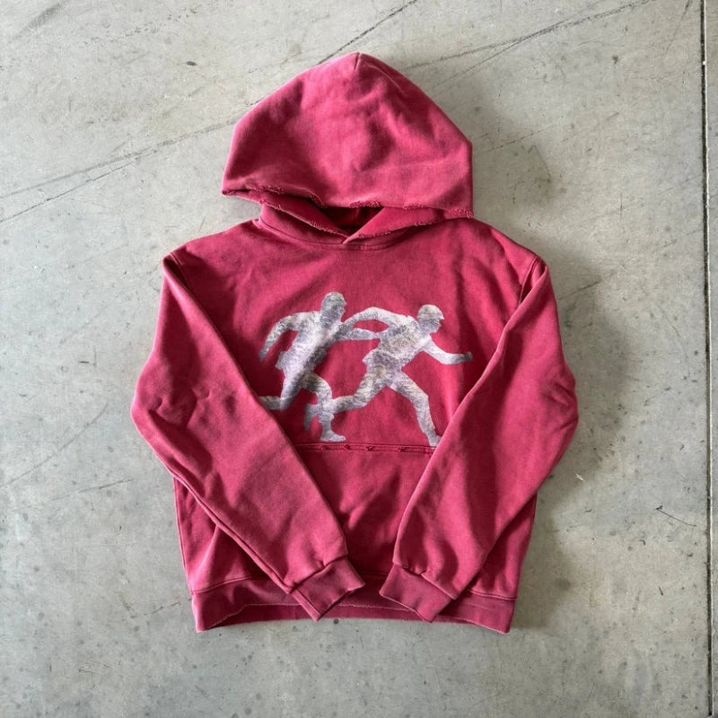 Y2K Running Figure Hoodie