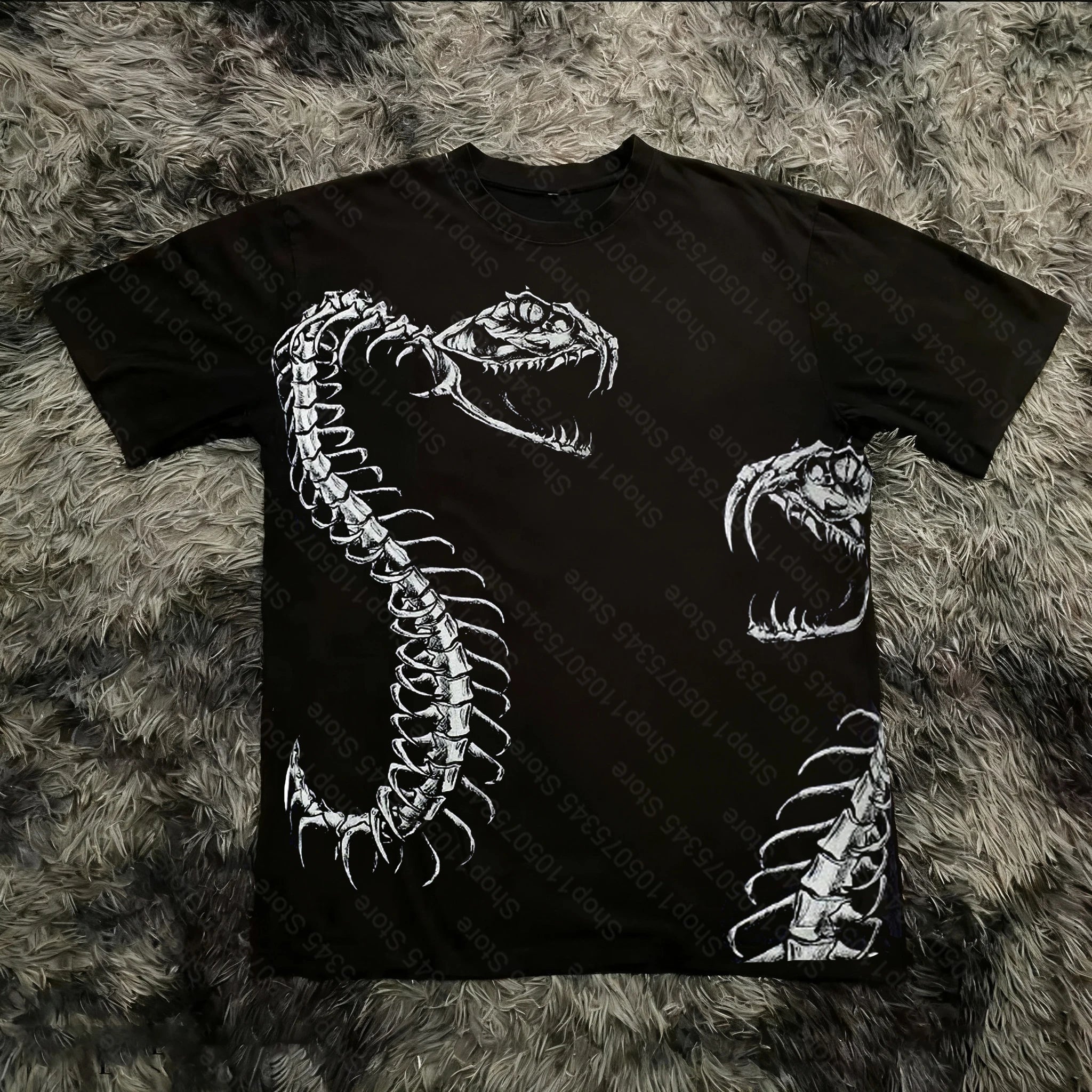 Retro Gothic Oversized Tee