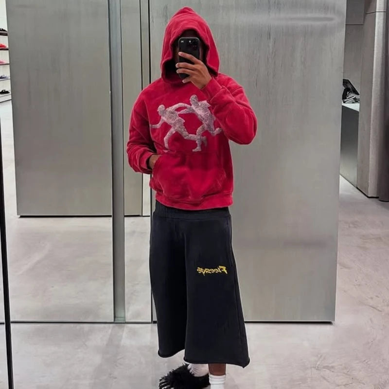 Y2K Running Figure Hoodie