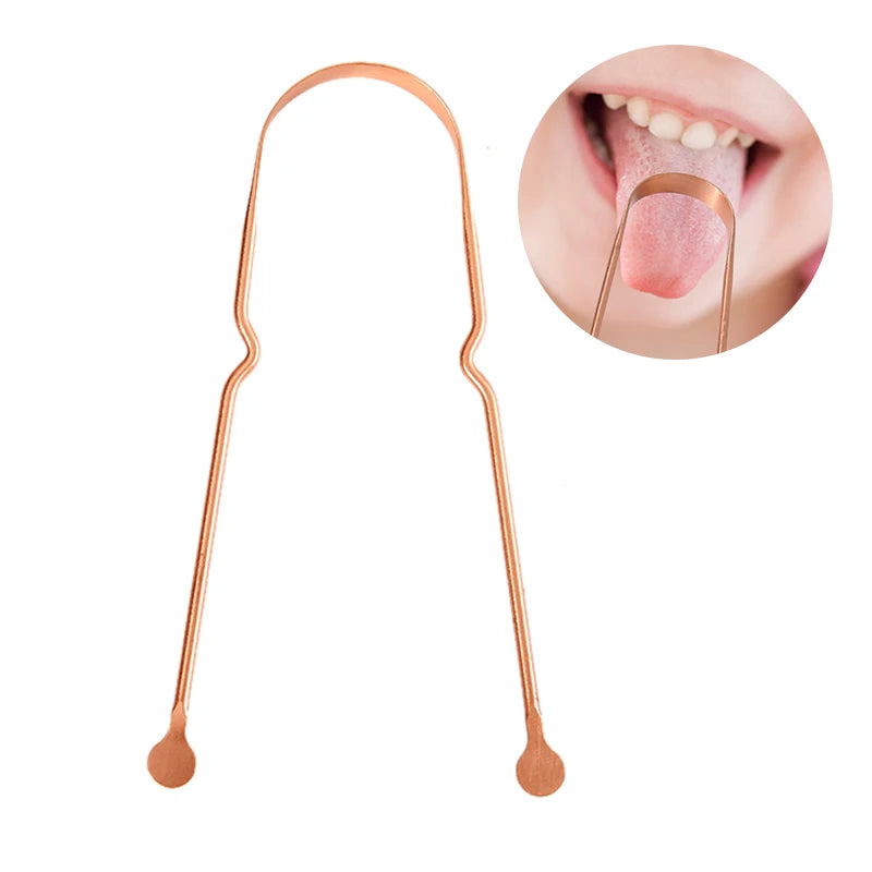 Pure Copper Tongue Scraper