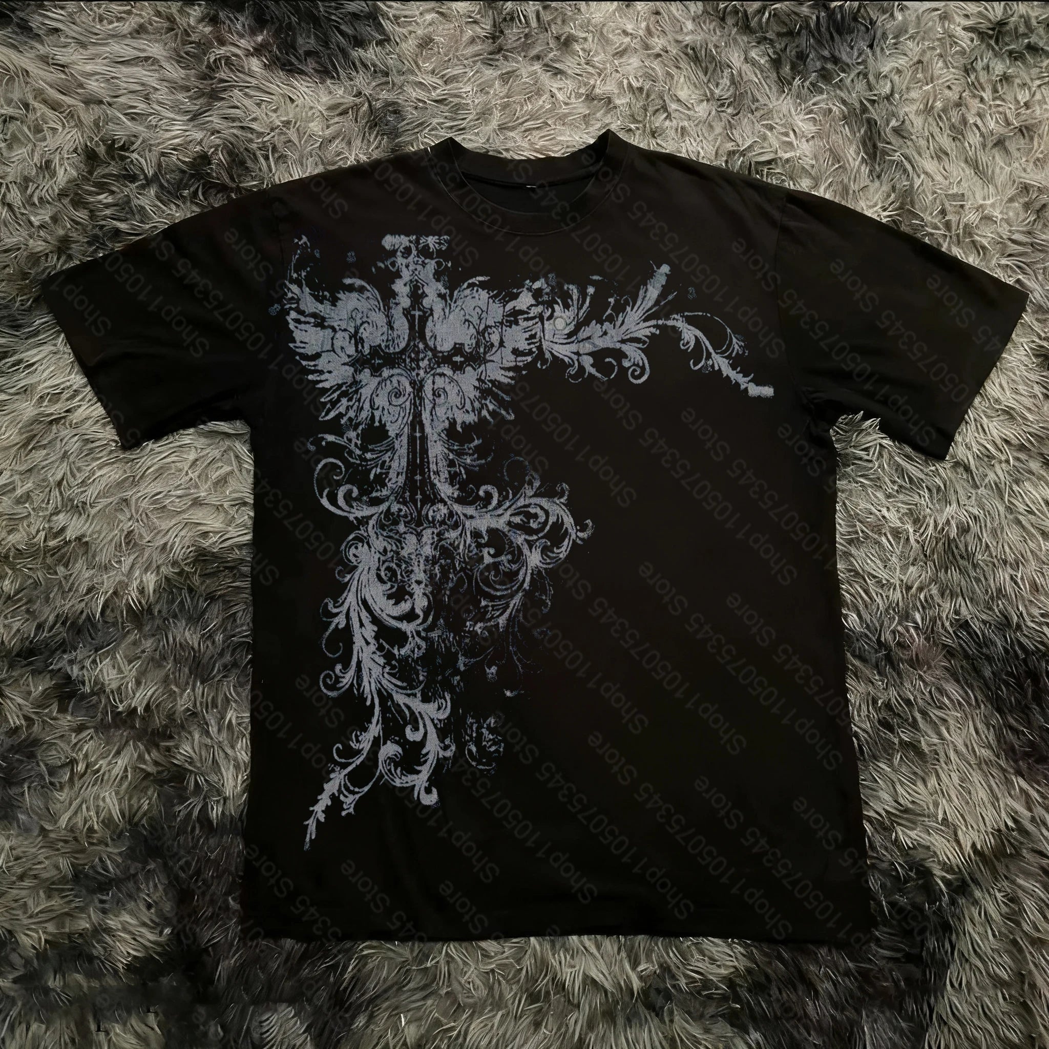 Retro Gothic Oversized Tee