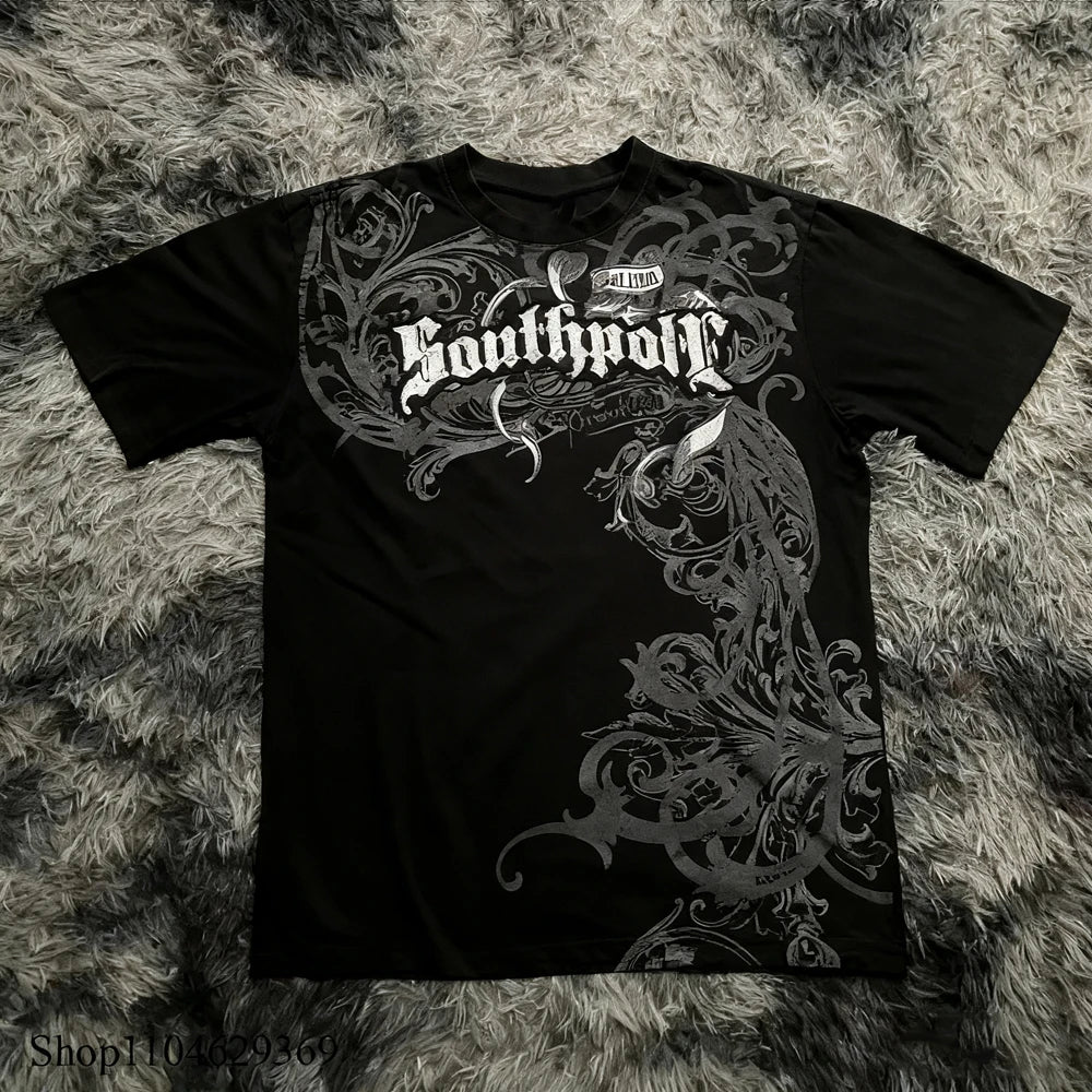 Retro Gothic Oversized Tee