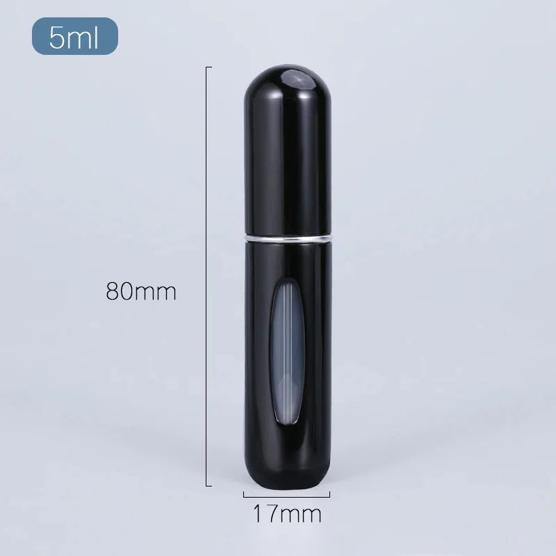 5/8Ml Refillable Perfume Spray Atomizer Aluminum Perfume Spray Scent Pump Perfume Atomizer Refillable Mini Bottle for Travel
