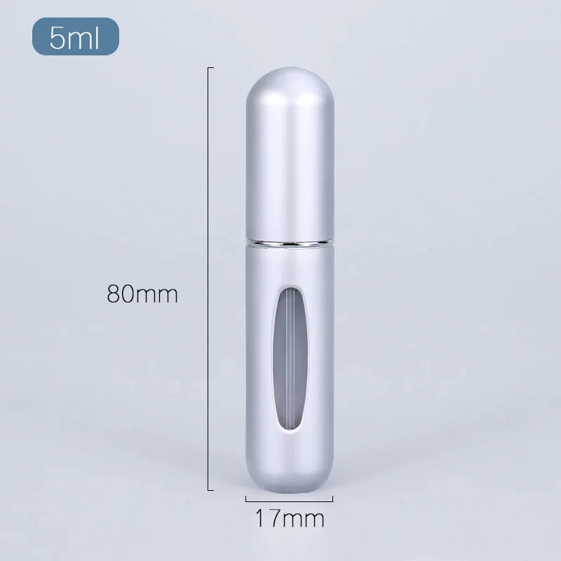 5/8Ml Refillable Perfume Spray Atomizer Aluminum Perfume Spray Scent Pump Perfume Atomizer Refillable Mini Bottle for Travel