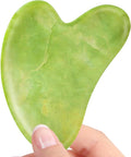Jade Gua Sha Facial Tools for Face Massager Stones, Skincare and Body Massage Tools, Sculpting (Green)