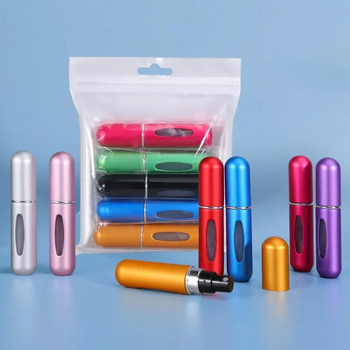 5/8Ml Refillable Perfume Spray Atomizer Aluminum Perfume Spray Scent Pump Perfume Atomizer Refillable Mini Bottle for Travel