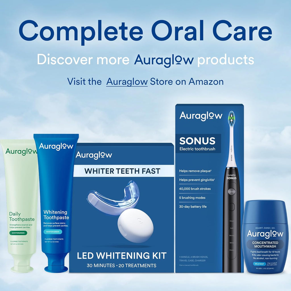 Teeth Whitening Kit, LED Accelerator Light, 35% Carbamide Peroxide Teeth Whitening Gel, 20+ Whitening Treatments, Whitens up to 10 Shades in 7 Days